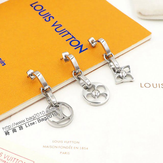 Louis Vuitton新款飾品 路易威登Crazy in Lock耳環套裝 LV字母耳釘耳吊  zglv1959